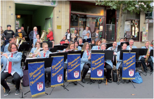 Das Blasorchester im Jahr 2015